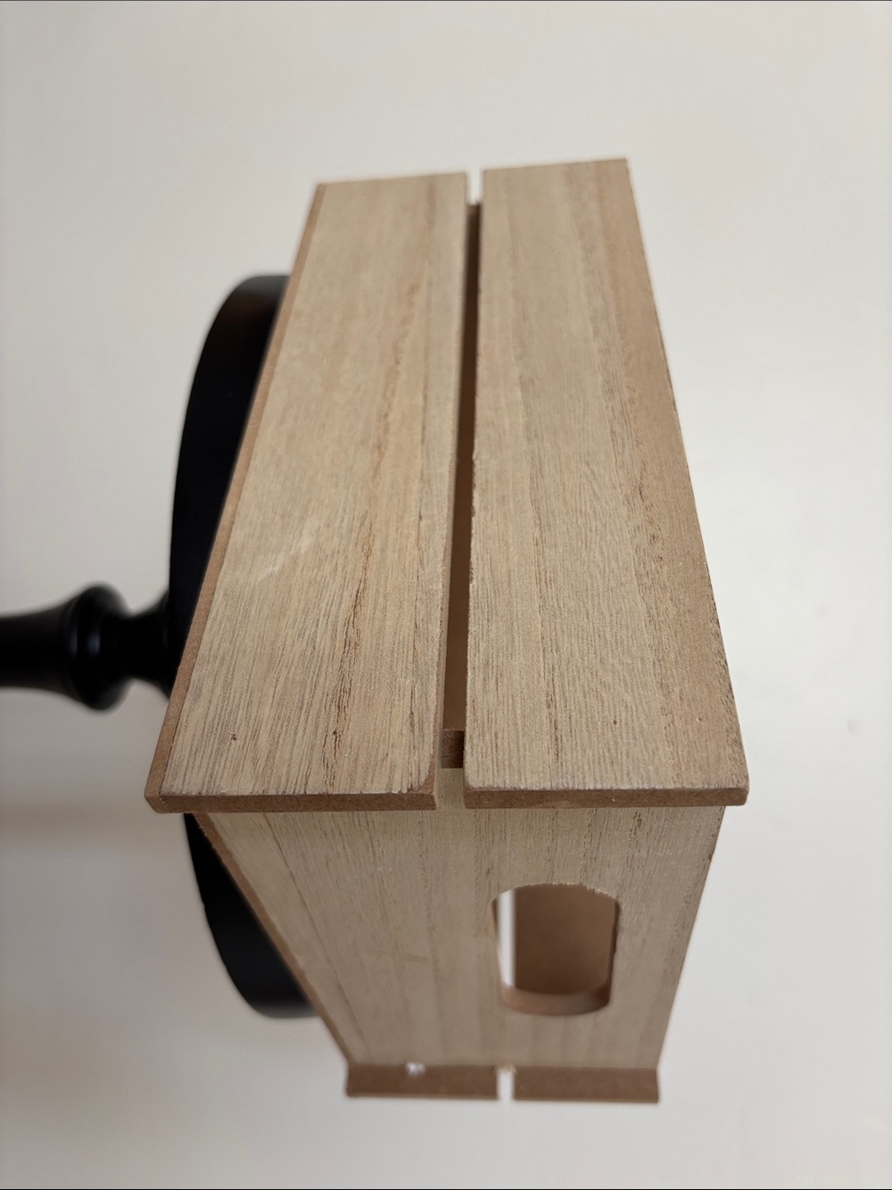 Small decorative crate box- Natural Light Wood